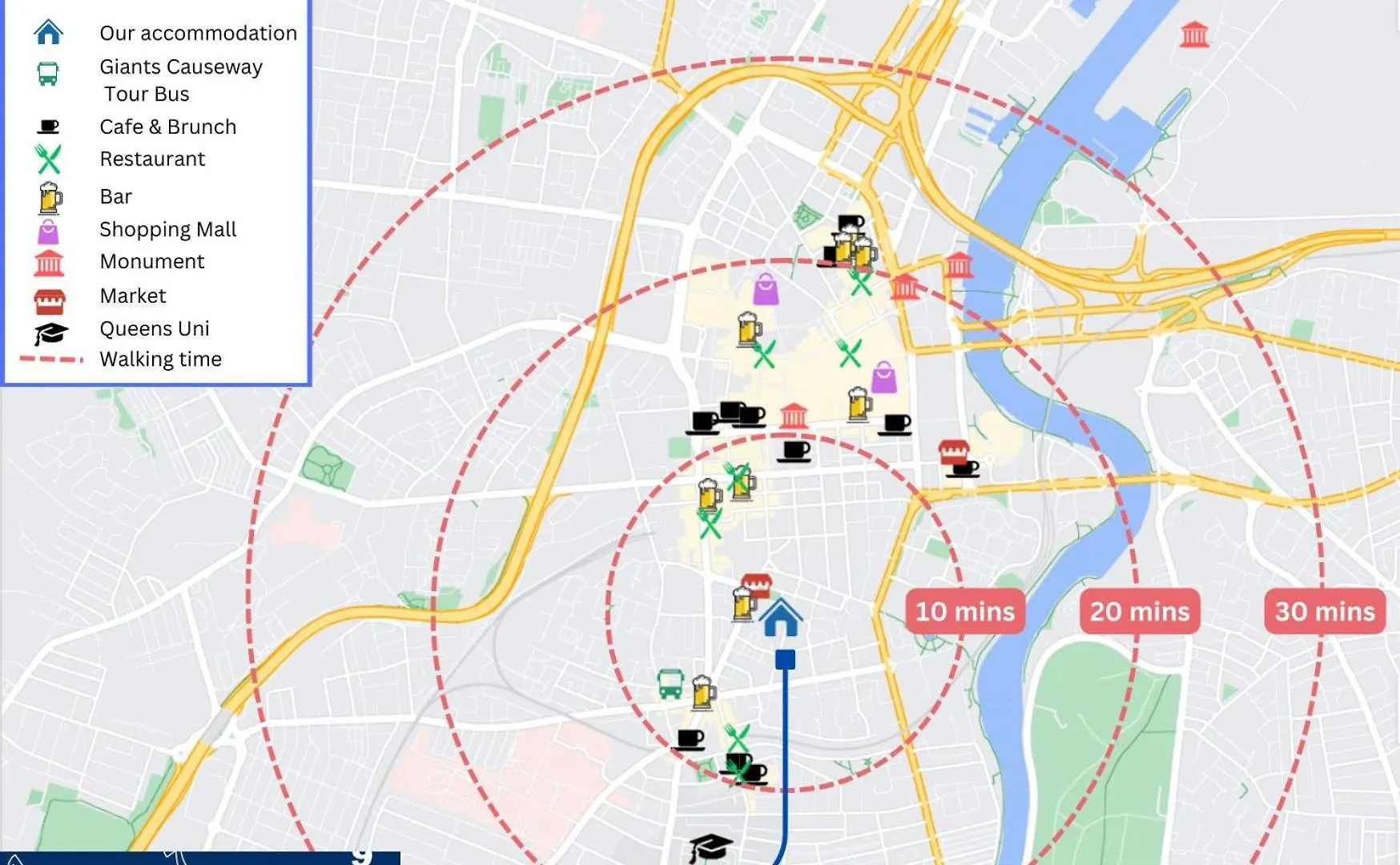 Staybynumbers - Belfast City Centre & Parking Ferienhaus